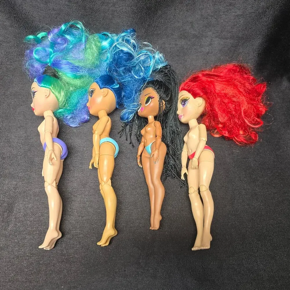 MGA Rainbow High & Sunset Fashion Doll Bundle - Ruby Holly Skyler World Travel